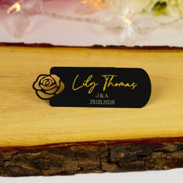 Personalised Wedding Flower Place Cards - Image 11
