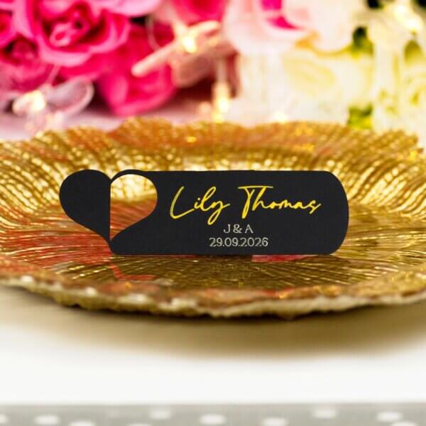 Personalised Wedding Heart Place Cards - Image 10