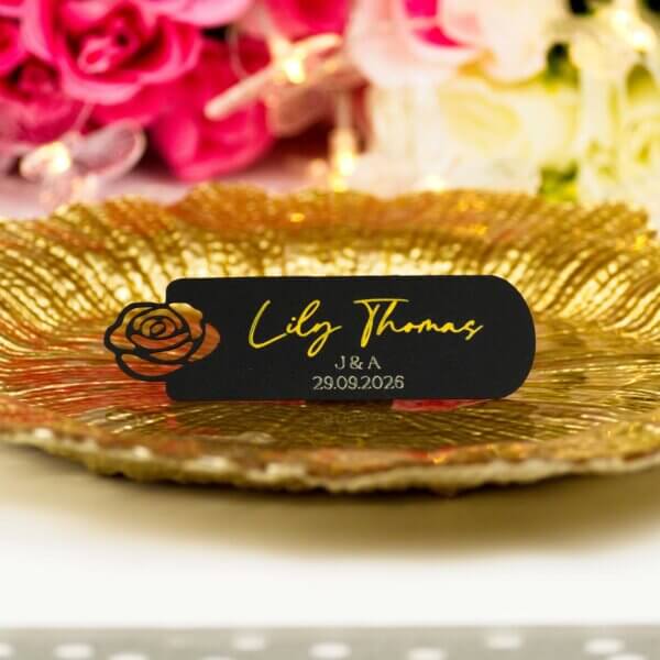 Personalised Wedding Flower Place Cards - Image 10