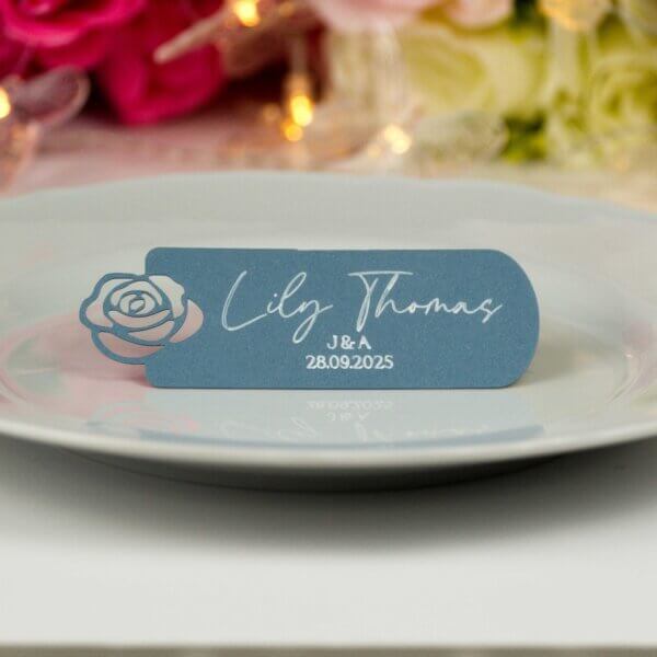 Personalised Wedding Flower Place Cards - Image 4