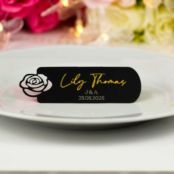 Personalised Wedding Flower Place Cards - Image 5