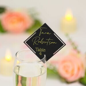 Personalised Diamond Drink Tags