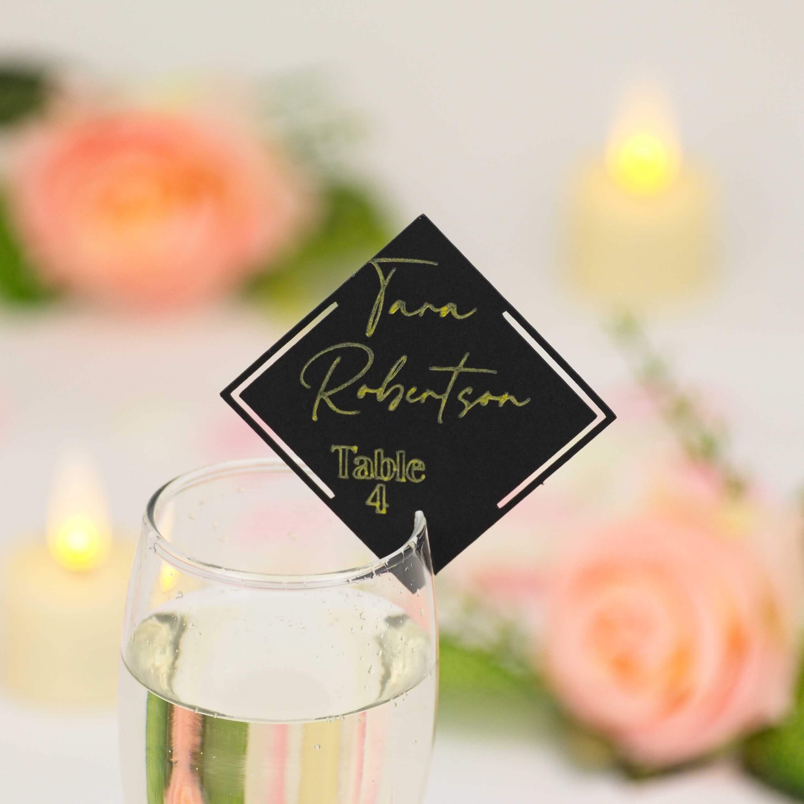 Personalised Diamond Drink Tags - Image 2