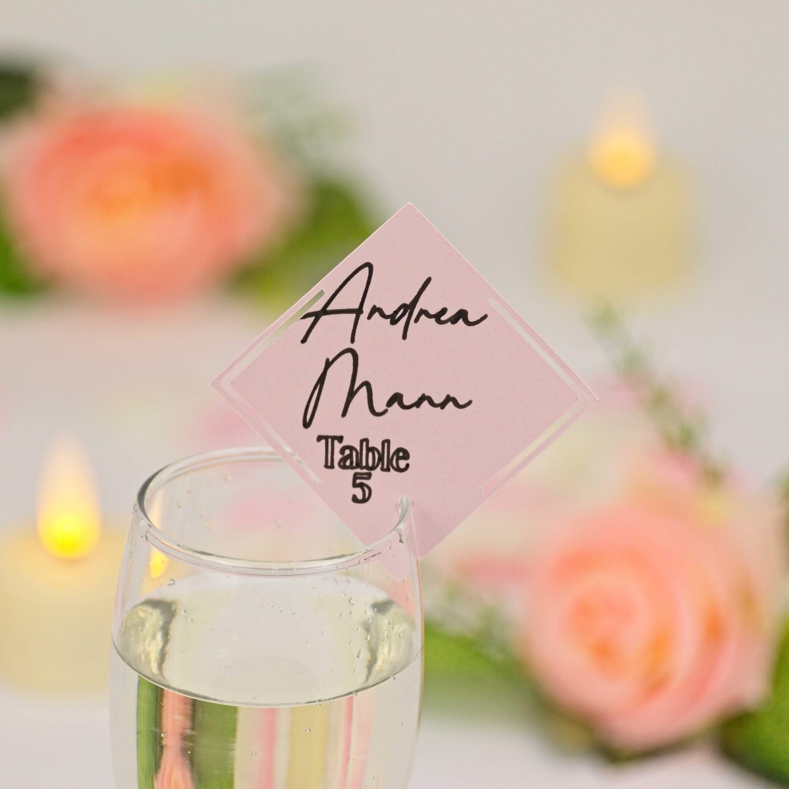 Personalised Diamond Drink Tags - Image 6