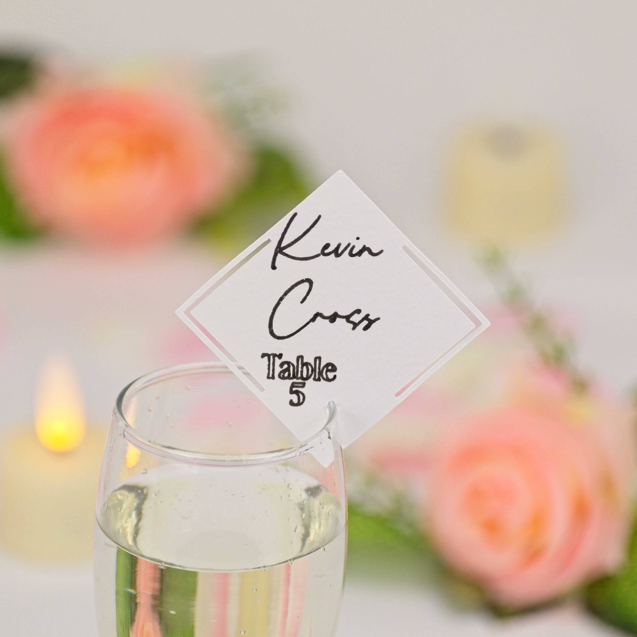 Personalised Diamond Drink Tags - Image 4