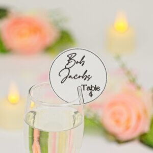 Personalised Round Drink Tags