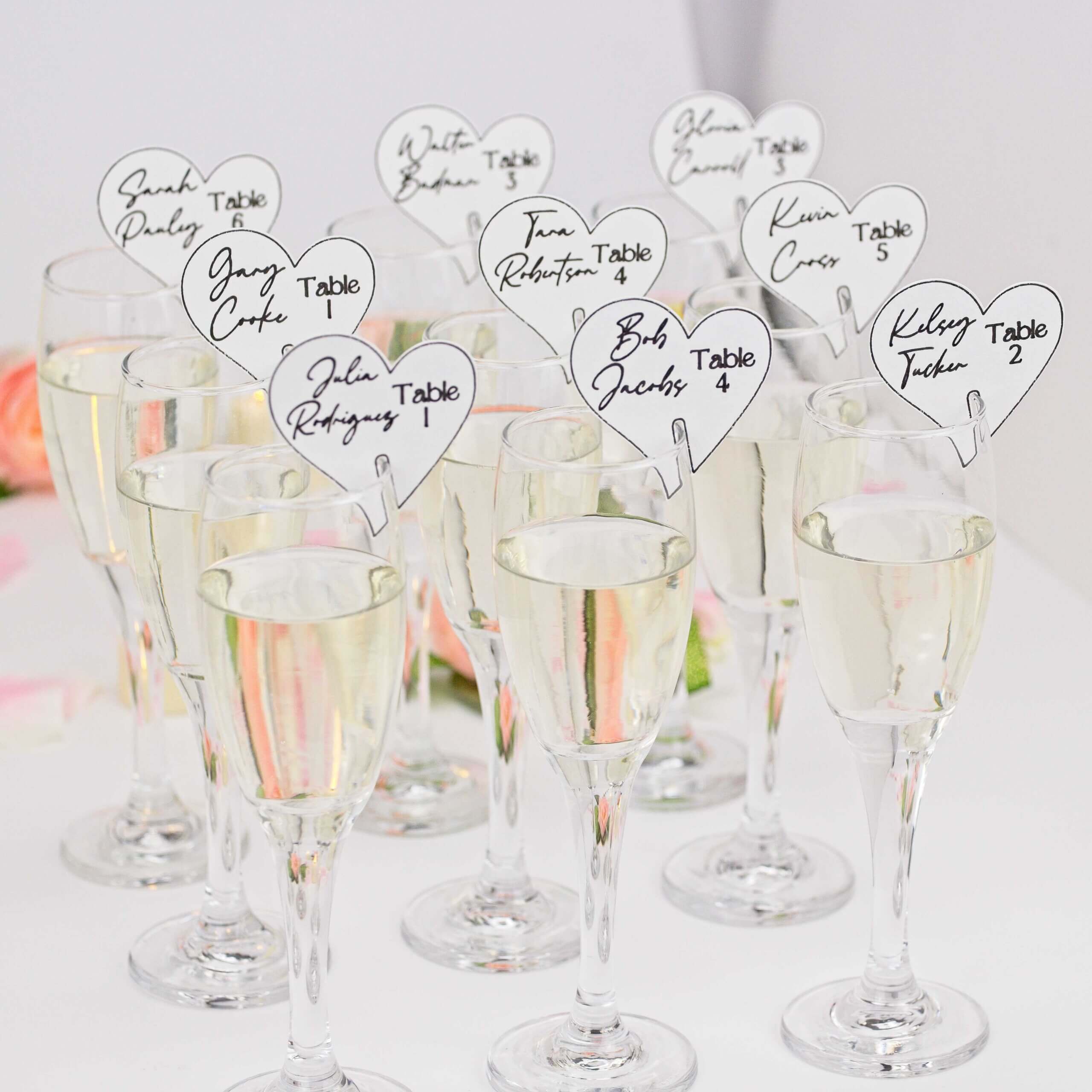 Personalised Heart-Shaped Drink Tags - Image 6