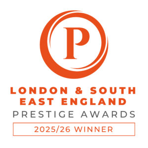 Prestige awards winner badge for Event Equipment Rental Service of the year for 2025 / 2026